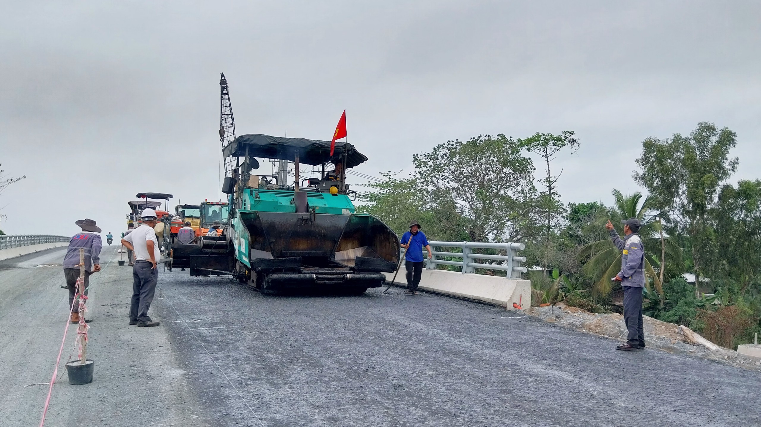 Cuối th&aacute;ng 5, ho&agrave;n th&agrave;nh đường nối QL91 v&agrave; tuyến tr&aacute;nh Long Xuy&ecirc;n- Ảnh 5.