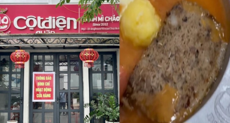 Vụ d&ograve;i b&ograve; tr&ecirc;n chảo b&aacute;nh m&igrave;: Xử phạt 21 triệu đồng, đ&igrave;nh chỉ 2 th&aacute;ng- Ảnh 1.