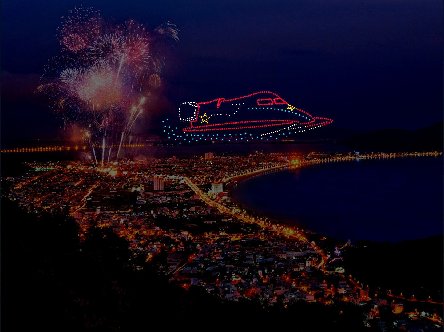 B&igrave;nh Định lần đầu ti&ecirc;n bắn ph&aacute;o hoa tầm cao sau khai mạc du lịch h&egrave; năm 2024- Ảnh 1.