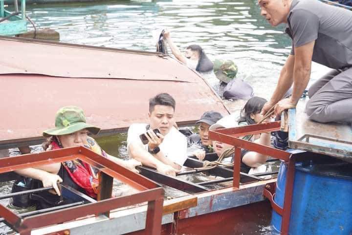 Lật cầu phao ở Bắc Kạn: 20 người rơi xuống hồ Ba Bể được hỗ trợ t&agrave;i sản- Ảnh 1.
