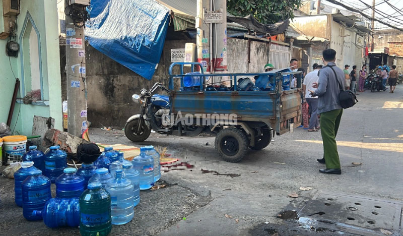 Hiện trường vụ tai nạn.