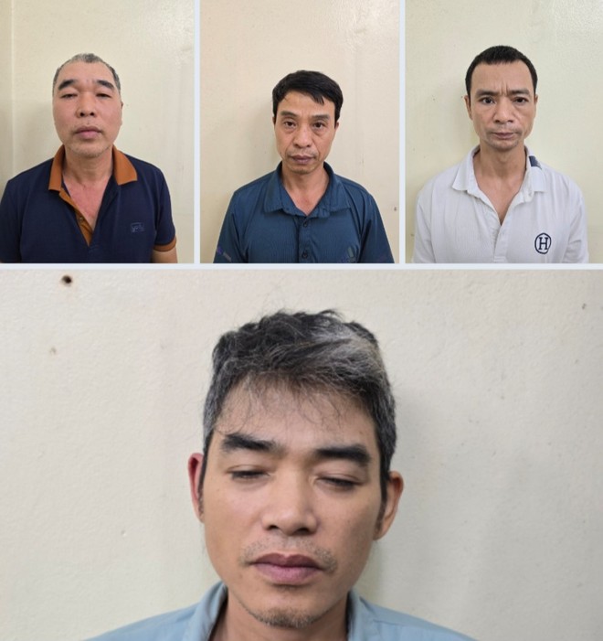 Bắt 4 đối tượng, lộ nguy&ecirc;n nh&acirc;n h&agrave;ng loạt &ocirc; t&ocirc; bị tạt sơn ở Định C&ocirc;ng- Ảnh 2.