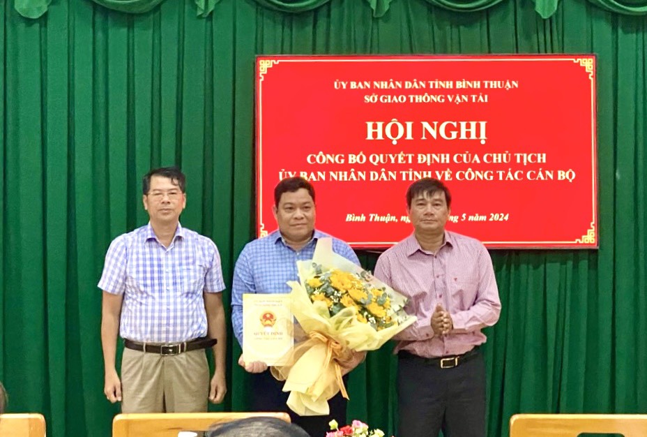 Ch&aacute;nh thanh tra được bổ nhiệm Ph&oacute; gi&aacute;m đốc Sở GTVT tỉnh B&igrave;nh Thuận- Ảnh 1.