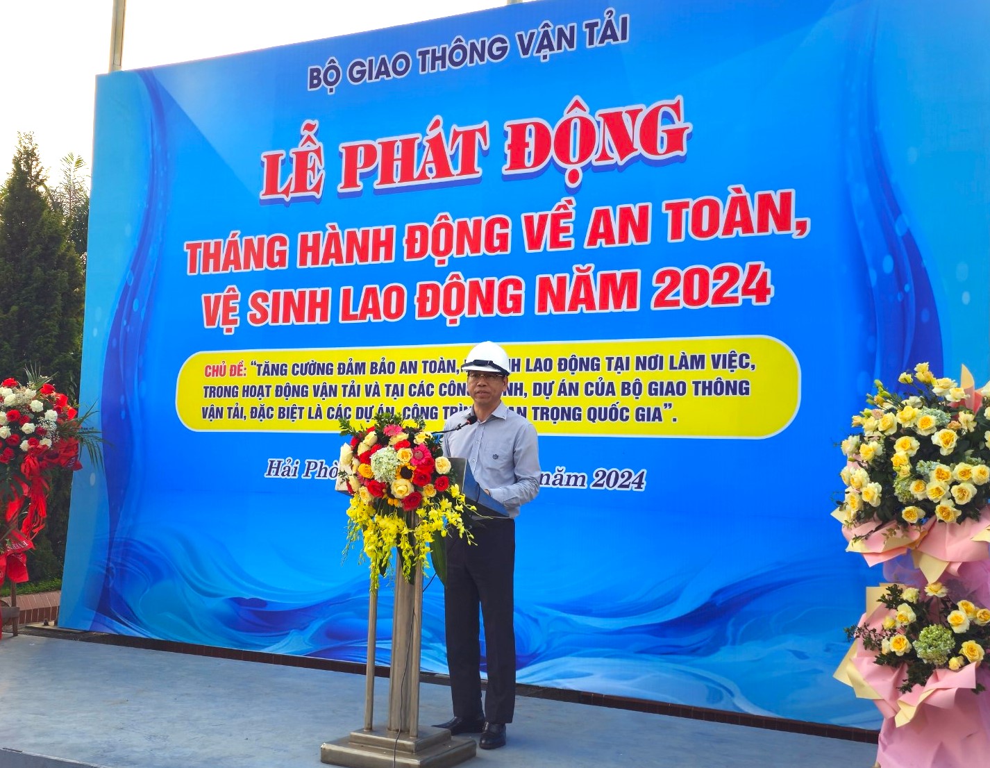Bộ GTVT ph&aacute;t động Th&aacute;ng h&agrave;nh động về An to&agrave;n, vệ sinh lao động năm 2024- Ảnh 1.