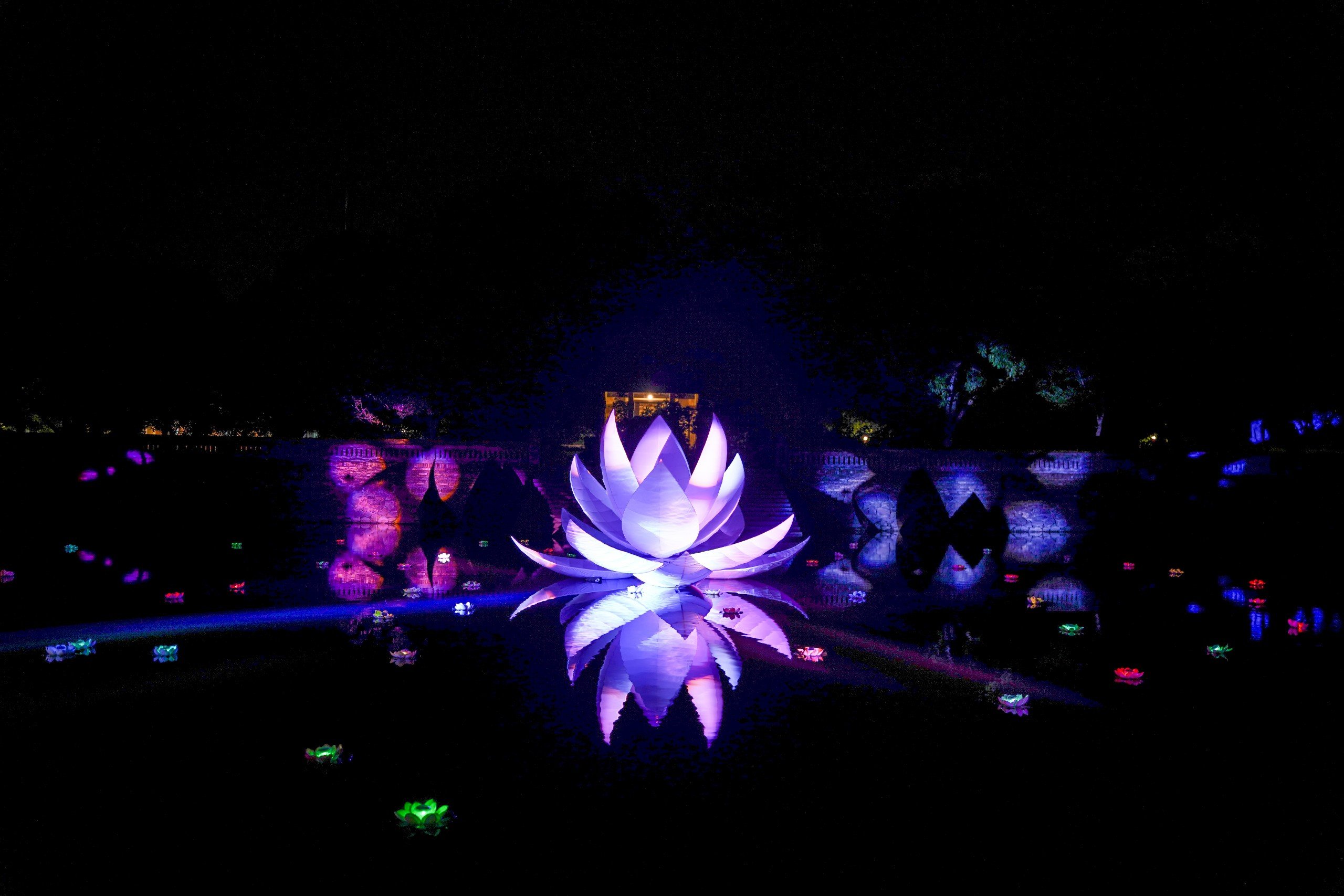 Kh&aacute;m ph&aacute; kh&ocirc;ng gian kỳ ảo của lễ hội &aacute;nh s&aacute;ng tại Festival Huế 2024- Ảnh 1.