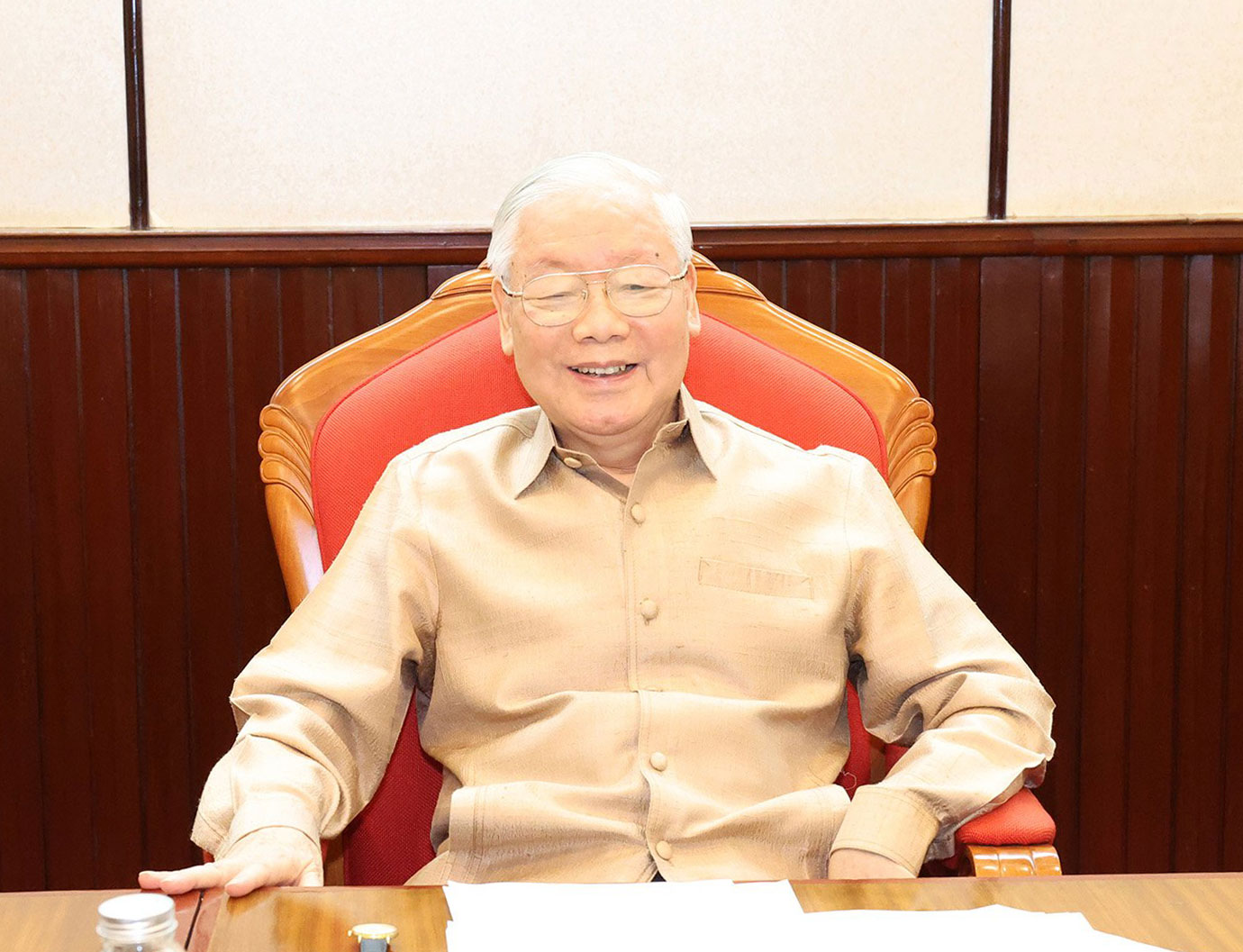 Tổng B&iacute; thư Nguyễn Ph&uacute; Trọng chủ tr&igrave; cuộc họp l&atilde;nh đạo chủ chốt- Ảnh 1.