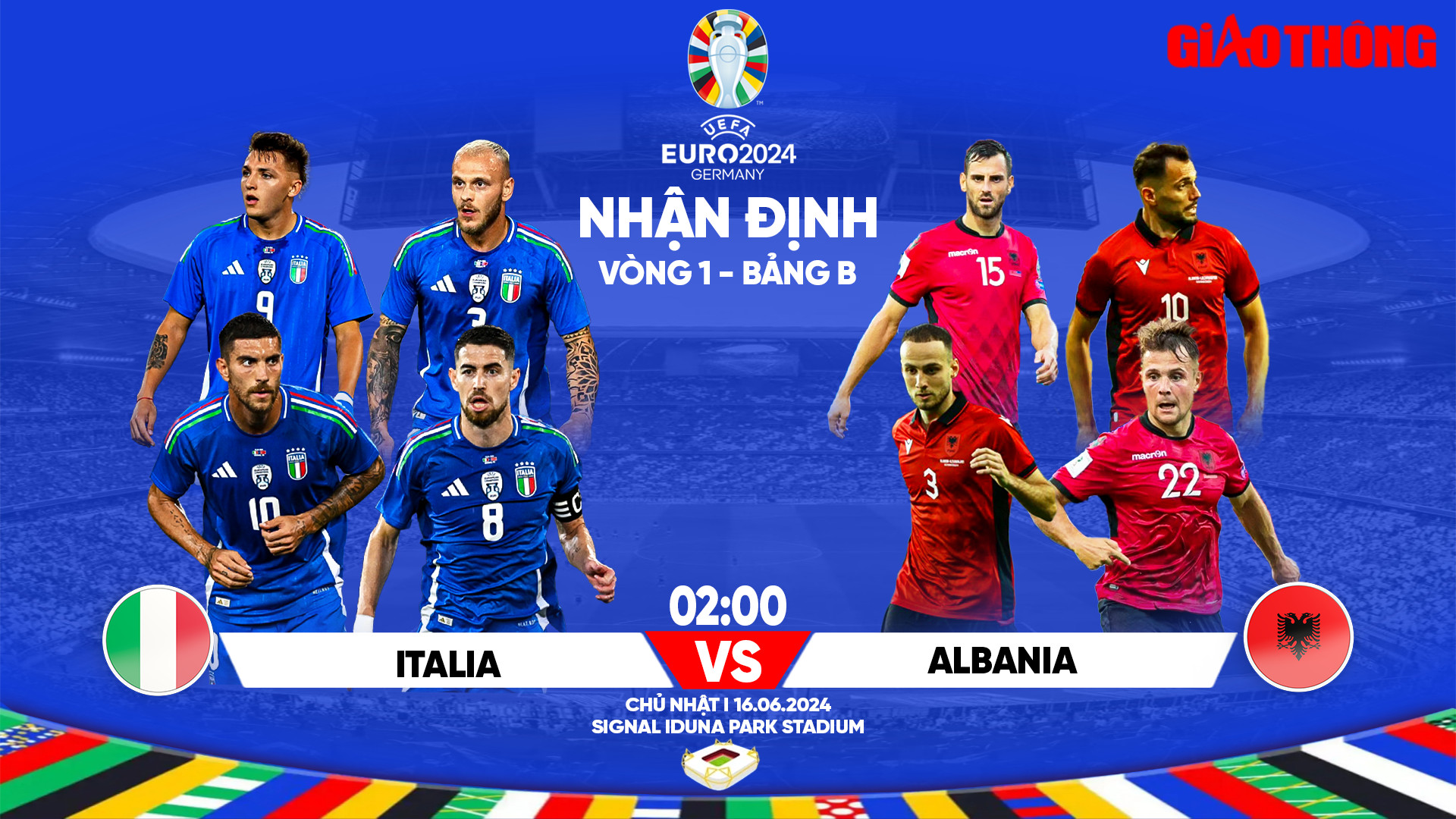Nhận định, dự đo&aacute;n kết quả Italia vs Albania (2h ng&agrave;y 16/6), bảng B EURO 2024- Ảnh 1.