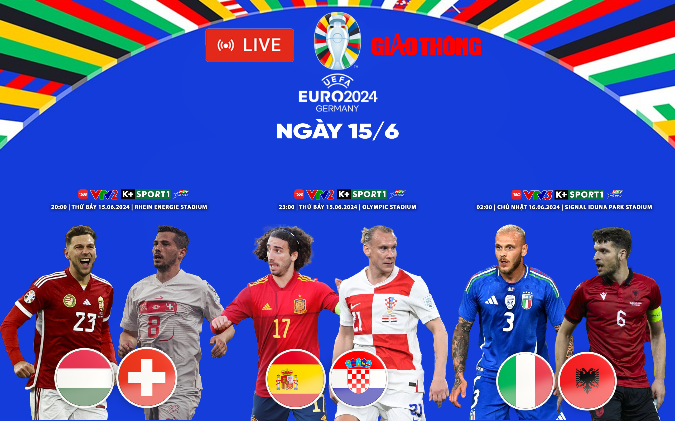 Trực tiếp b&oacute;ng đ&aacute; h&ocirc;m nay, VTV3 trực tiếp EURO 2024 rạng s&aacute;ng 16/6 nhanh nhất- Ảnh 1.