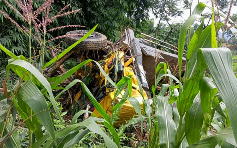 Hiện trường vụ tai nạn giao th&ocirc;ng - Ảnh: CACC.