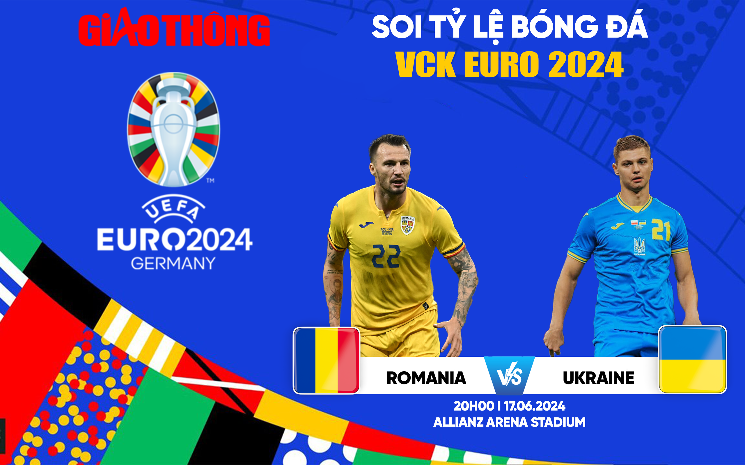 Soi tỷ lệ Romania vs Ukraine (20h ng&agrave;y 17/6), bảng E EURO 2024- Ảnh 1.