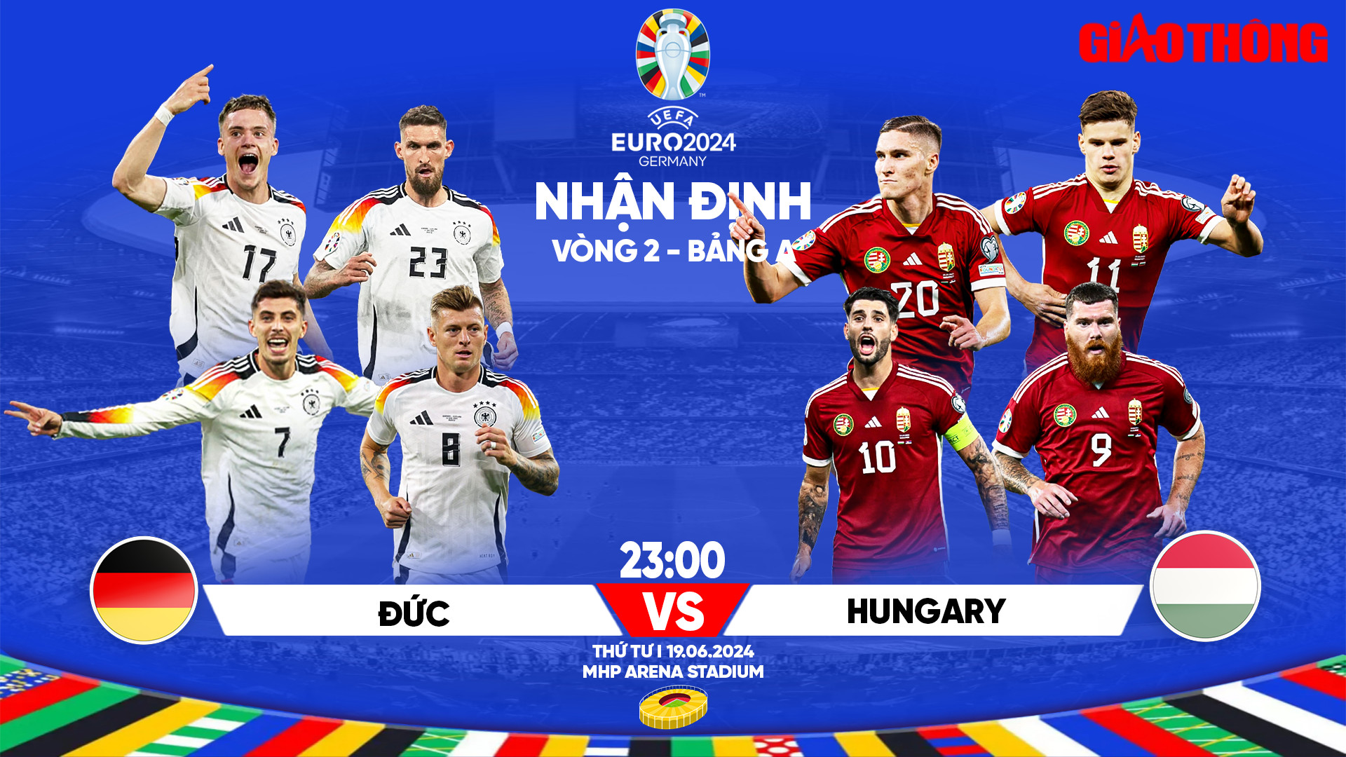 Nhận định, dự đoán kết quả Đức vs Hungary (23h ngày 19/6), bảng A EURO 2024- Ảnh 1. Nhận định, dự đoán kết quả Đức vs Hungary (23h ngày 19/6), bảng A EURO 2024- Ảnh 1.