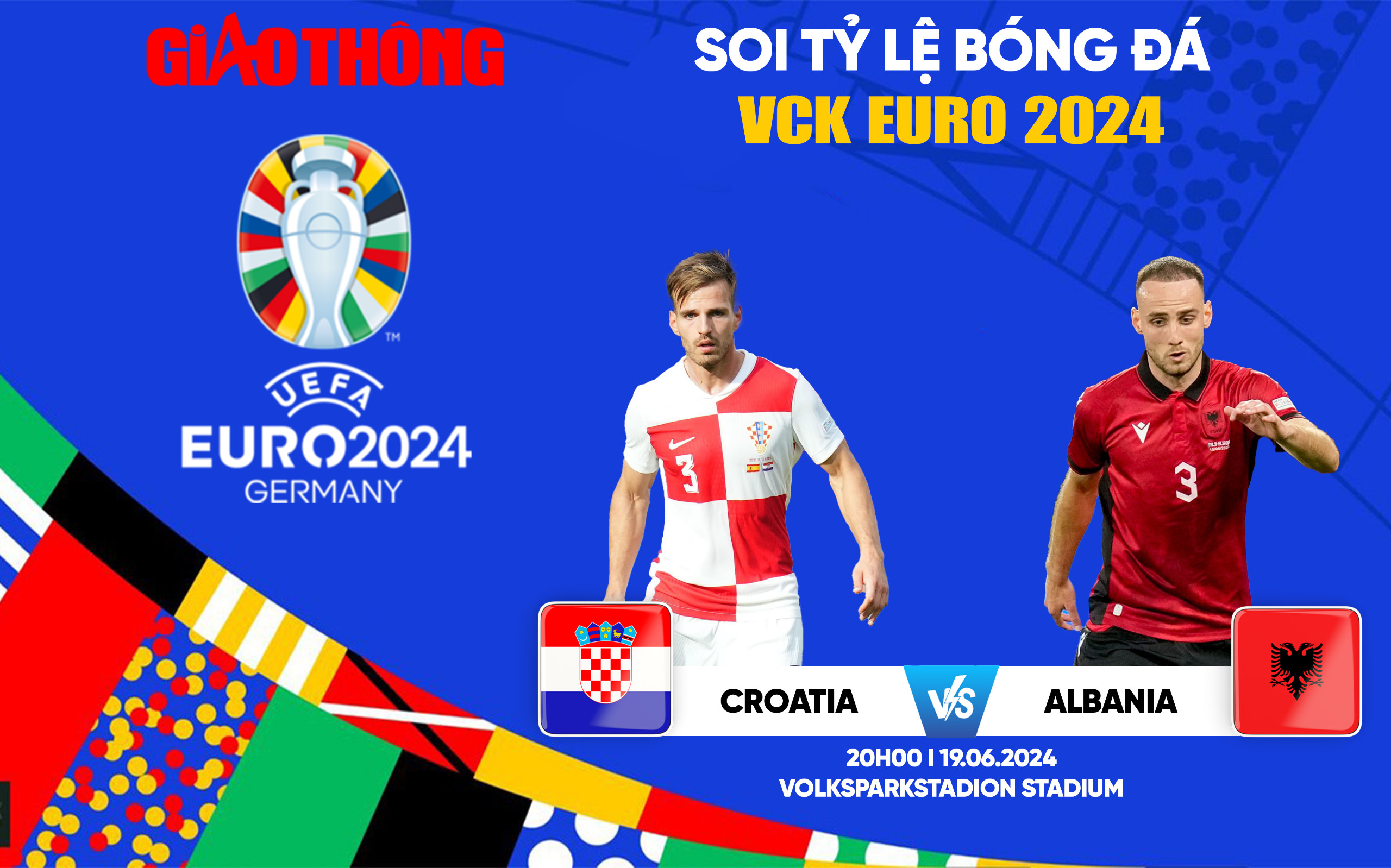 Soi tỷ lệ Croatia vs Albania (20h ngày 19/6), bảng B EURO 2024- Ảnh 1. Soi tỷ lệ Croatia vs Albania (20h ngày 19/6), bảng B EURO 2024- Ảnh 1.