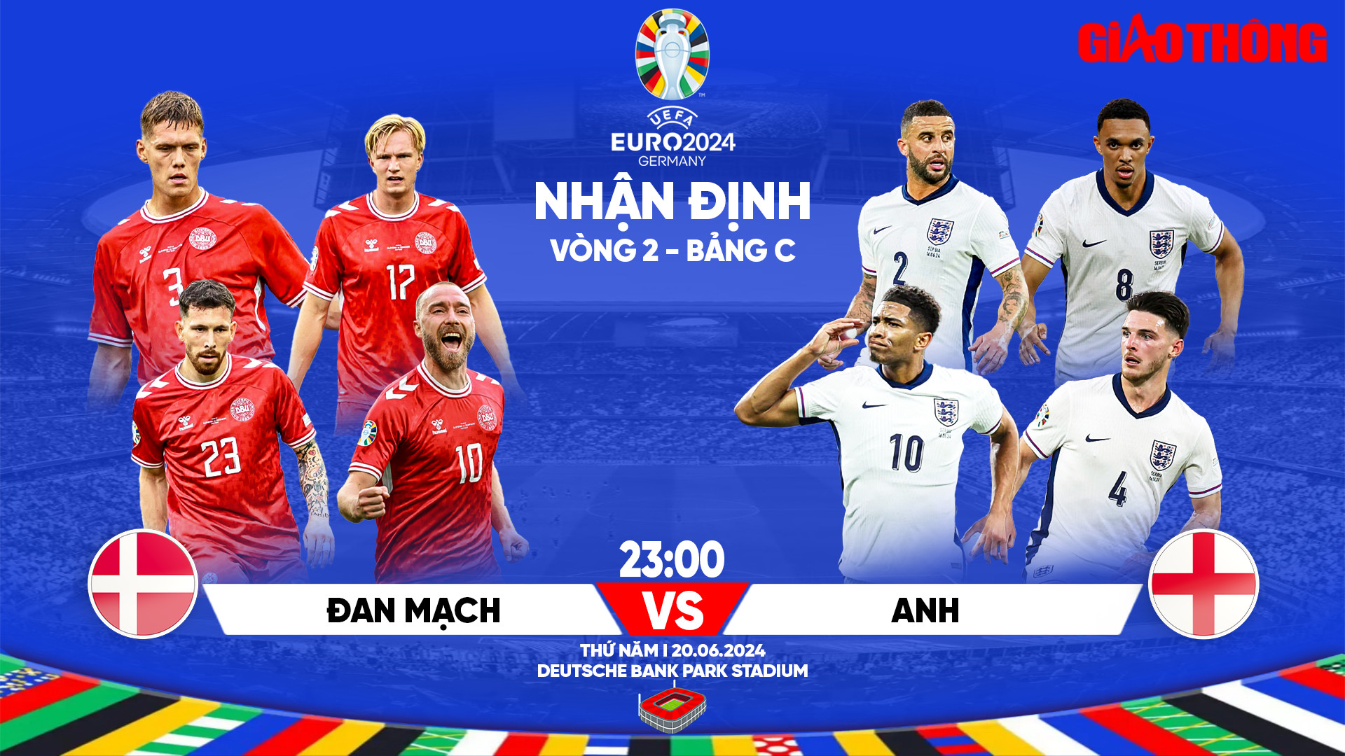 Nhận định, dự đo&aacute;n kết quả Đan Mạch vs Anh (23h ng&agrave;y 20/6), bảng C EURO 2024- Ảnh 1.