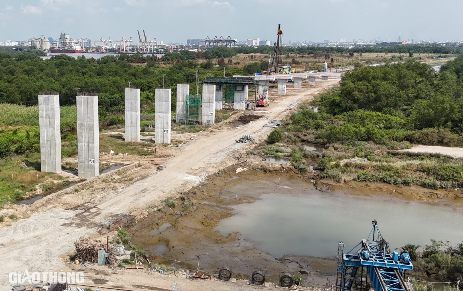 V&agrave;nh đai 3 TP.HCM: Cầu Nhơn Trạch vượt tiến độ, đ&atilde; lao hai nhịp dầm- Ảnh 5.