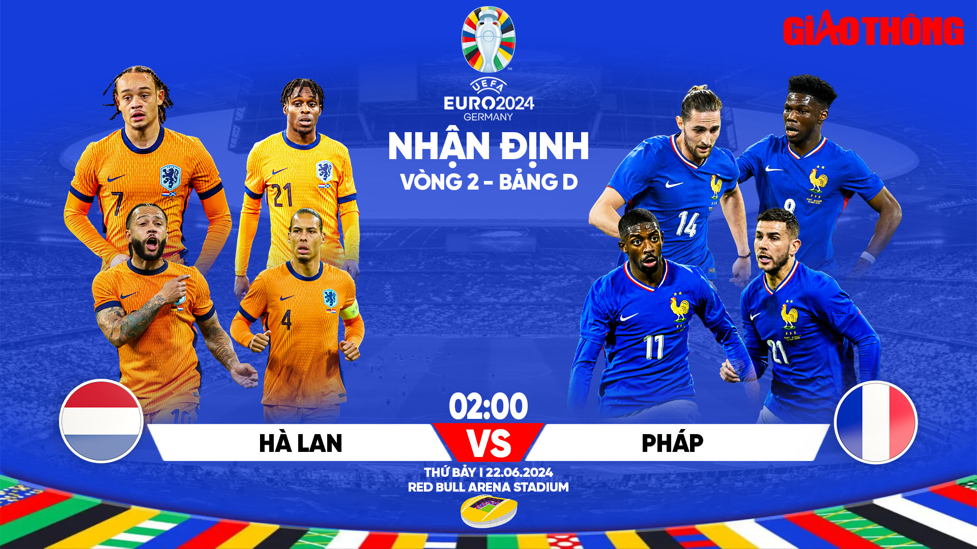 Nhận định, dự đo&aacute;n kết quả H&agrave; Lan vs Ph&aacute;p (2h ng&agrave;y 22/6), bảng D EURO 2024- Ảnh 1.
