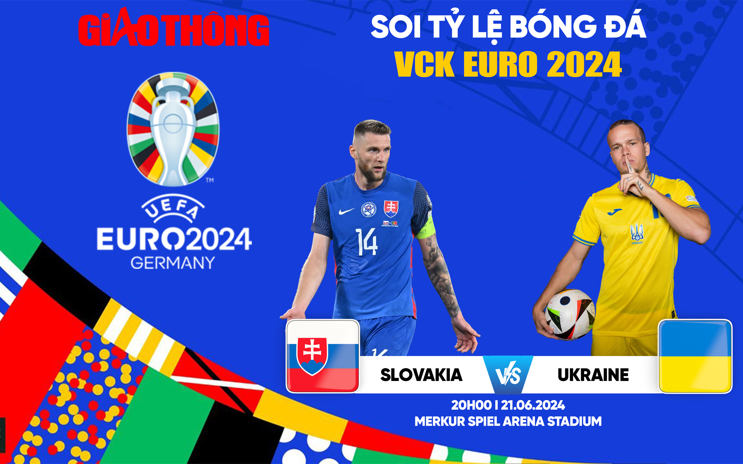 Soi tỷ lệ Slovakia vs Ukraine (20h ng&agrave;y 21/6), bảng E EURO 2024- Ảnh 1.
