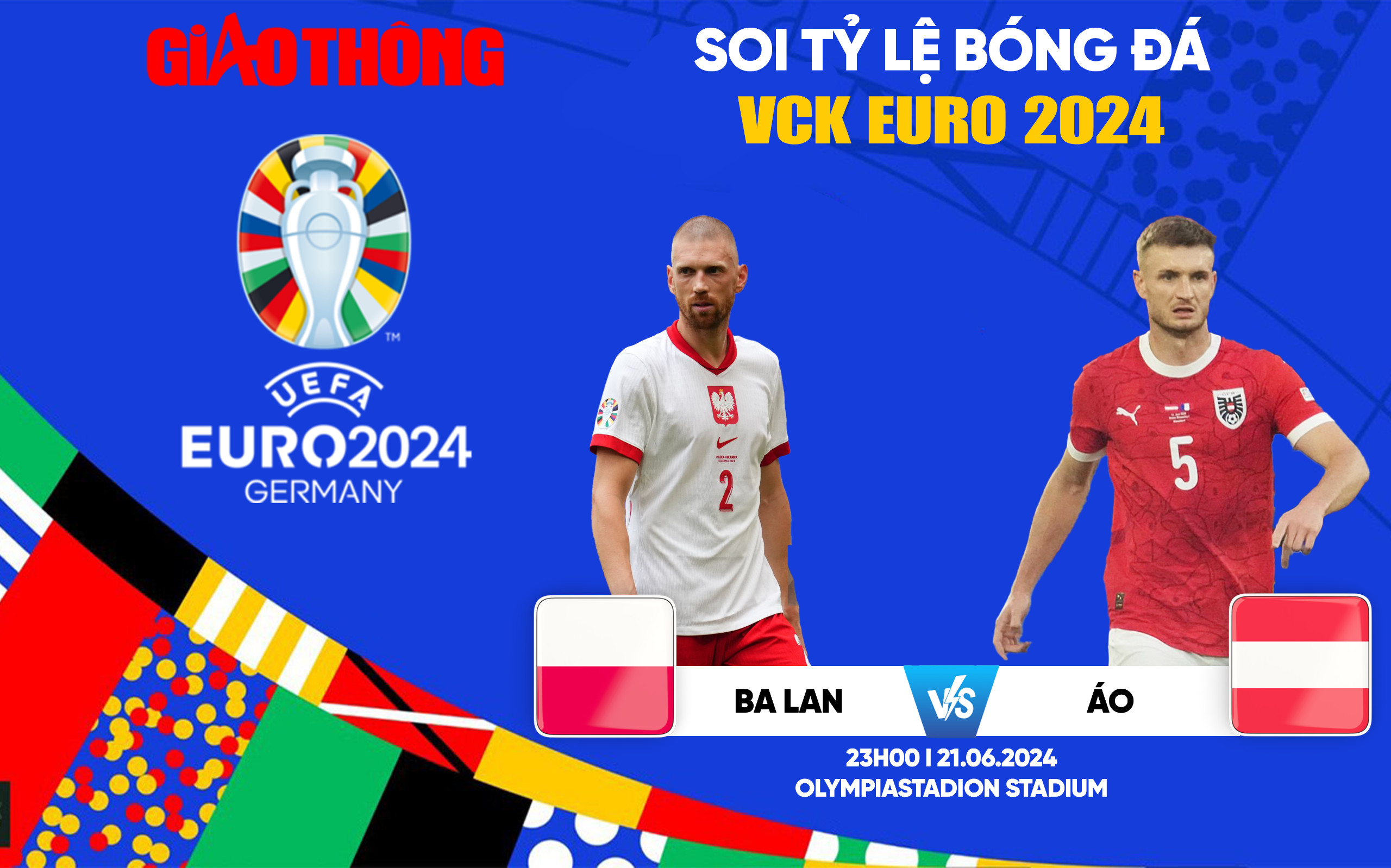 Soi tỷ lệ Ba Lan vs &Aacute;o (23h ng&agrave;y 21/6), bảng D EURO 2024- Ảnh 1.