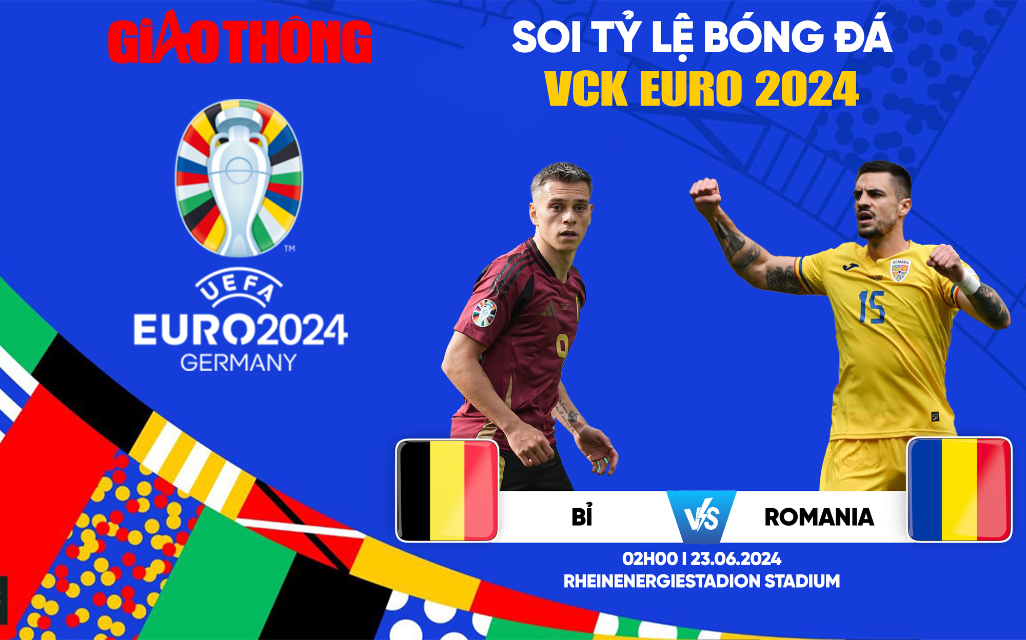 Soi tỷ lệ Bỉ vs Romania (02h ngày 23/6), bảng E EURO 2024- Ảnh 1. Soi tỷ lệ Bỉ vs Romania (02h ngày 23/6), bảng E EURO 2024- Ảnh 1.