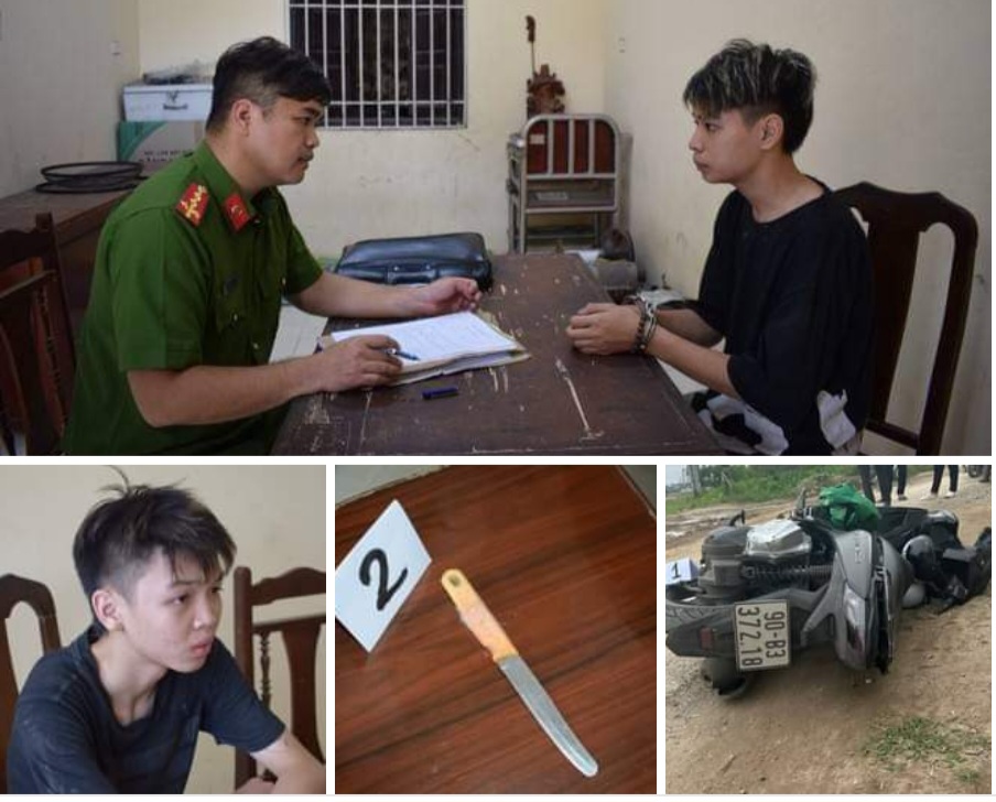 Cả hai đối tượng vụ cứa cổ t&agrave;i xế c&ocirc;ng nghệ để cướp xe ở Hưng Y&ecirc;n đ&atilde; sa lưới- Ảnh 1.