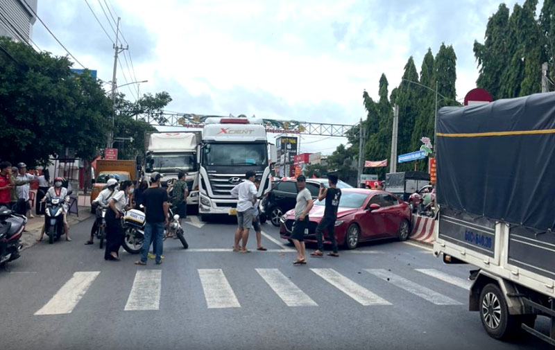 Hiện trường vụ tai nạn. Hiện trường vụ tai nạn.