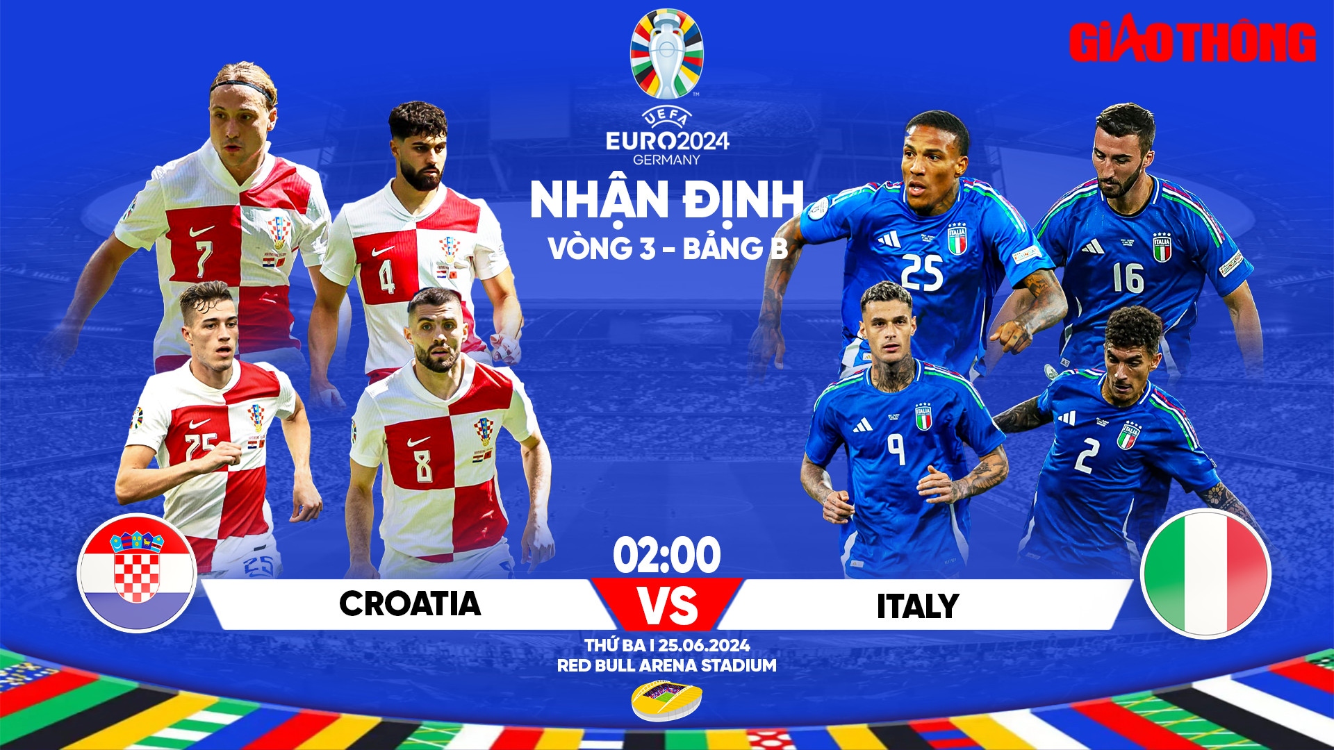 Nhận định Croatia vs Italia (2h ng&agrave;y 25/6), bảng B EURO 2024- Ảnh 1.