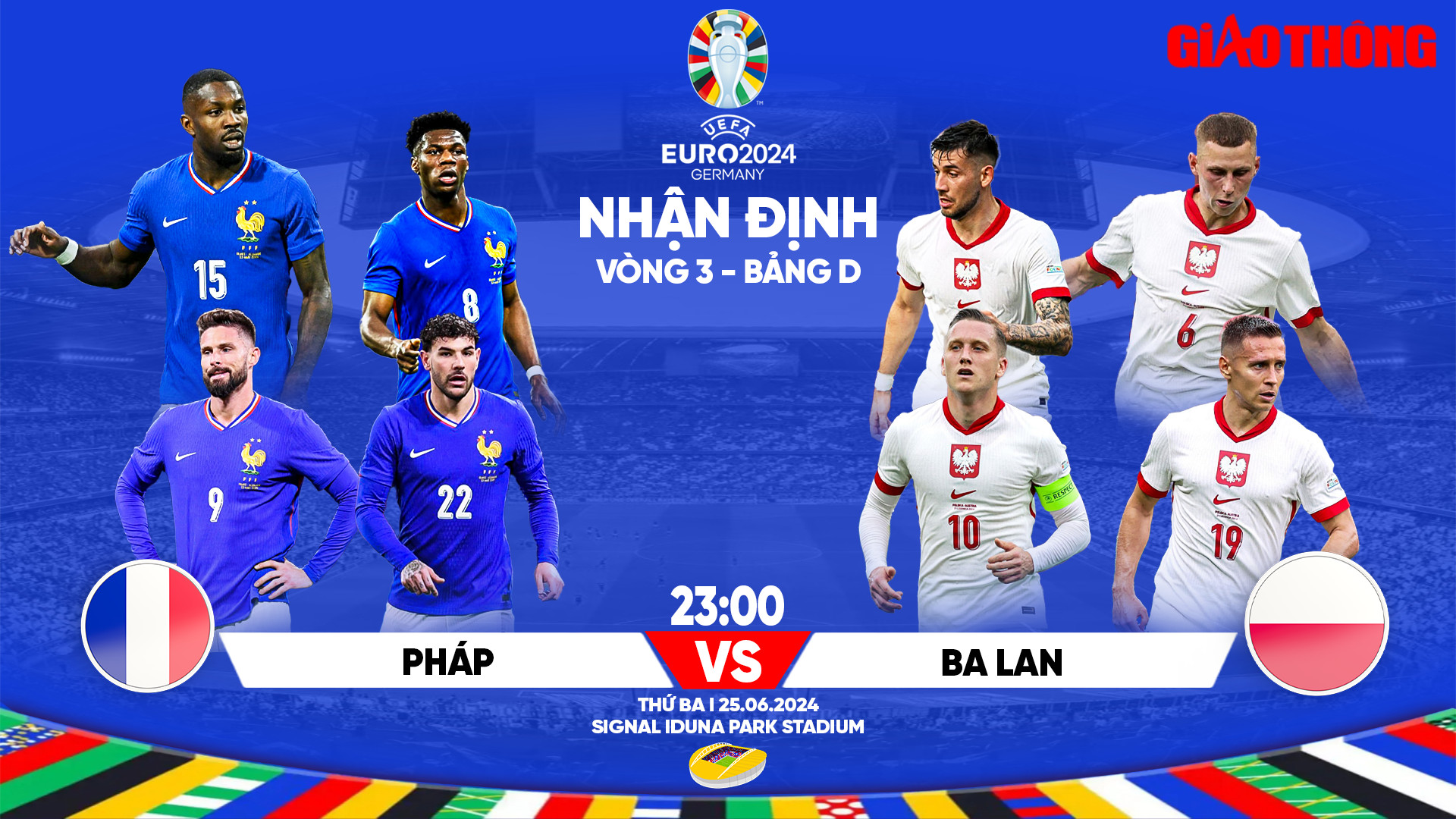 Nhận định, dự đo&aacute;n kết quả Ph&aacute;p vs Ba Lan (23h ng&agrave;y 25/6), bảng D EURO 2024- Ảnh 1.