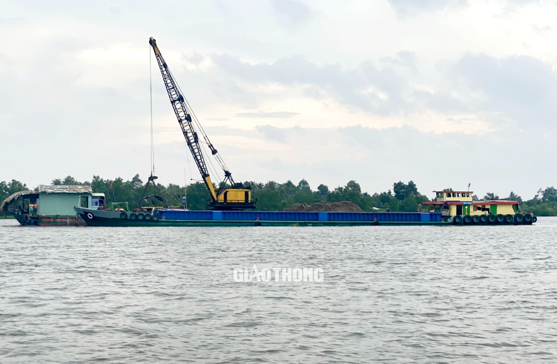 Khai th&aacute;c hai mỏ c&aacute;t c&ograve;n lại ở Vĩnh Long phục vụ cao tốc Cần Thơ - C&agrave; Mau- Ảnh 1.