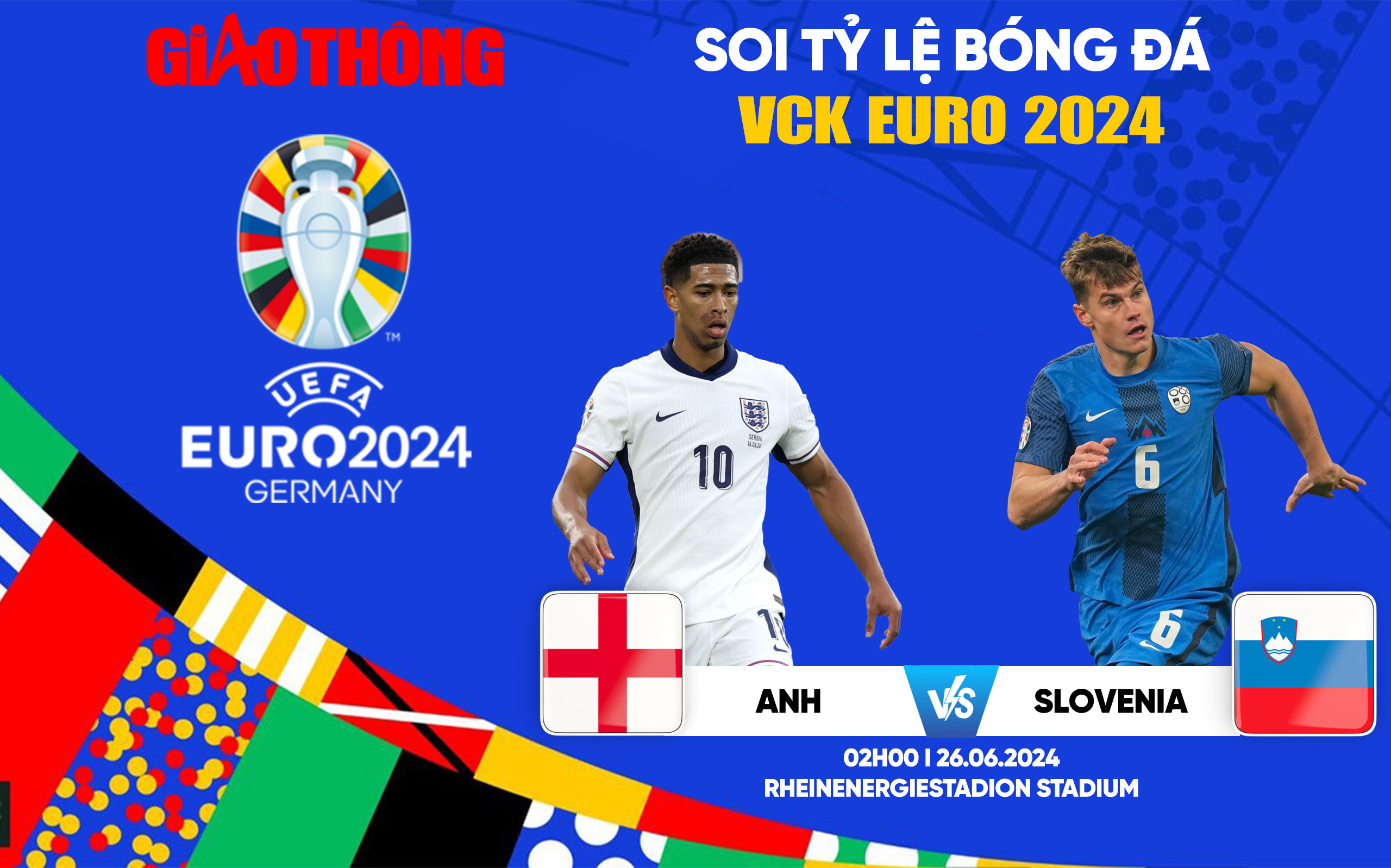 Soi tỷ lệ Anh vs Slovenia (2h ng&agrave;y 26/6), bảng C EURO 2024- Ảnh 1.