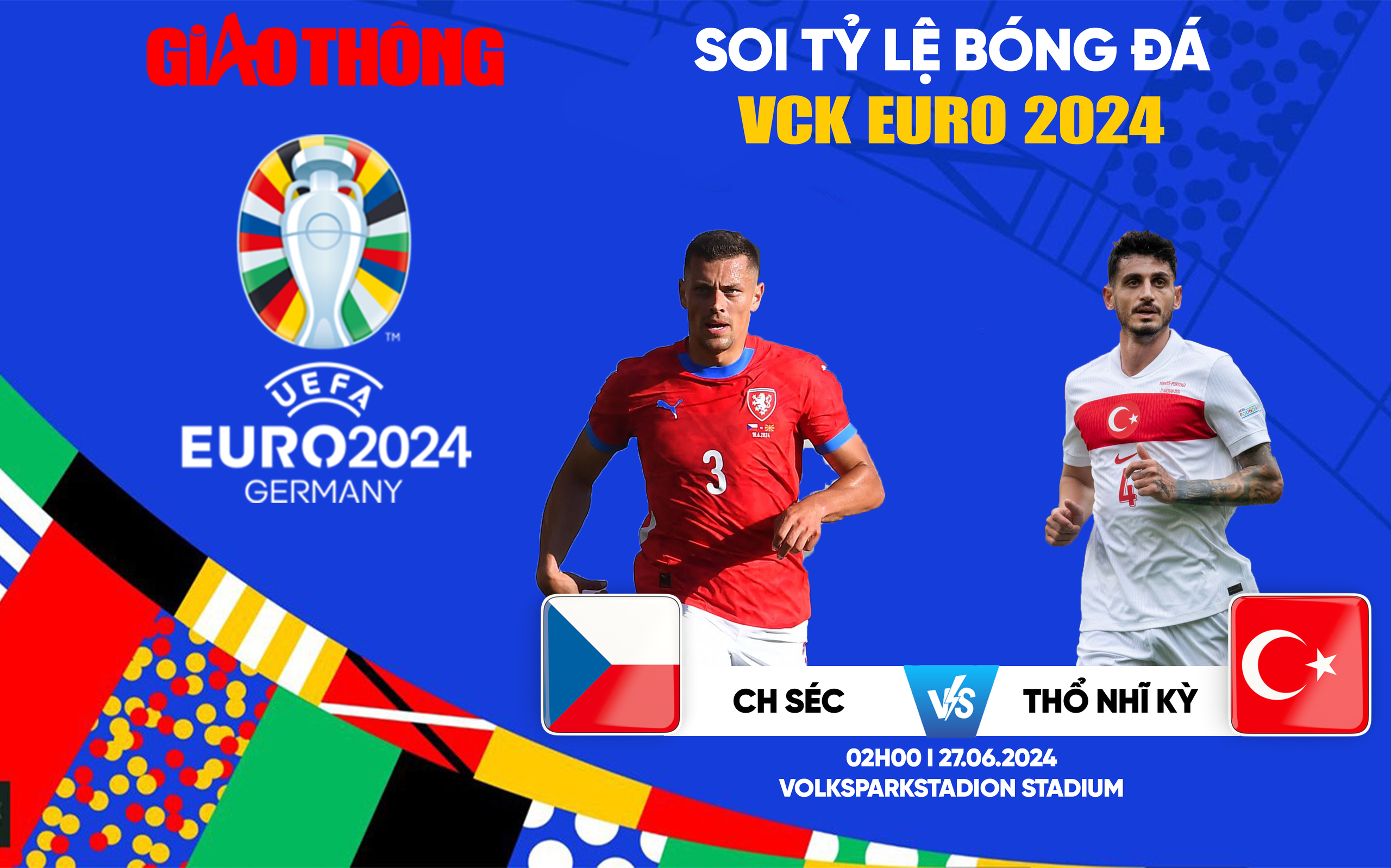 Soi tỷ lệ CH S&eacute;c vs Thổ Nhĩ Kỳ (2h ng&agrave;y 27/6), bảng F EURO 2024- Ảnh 1.
