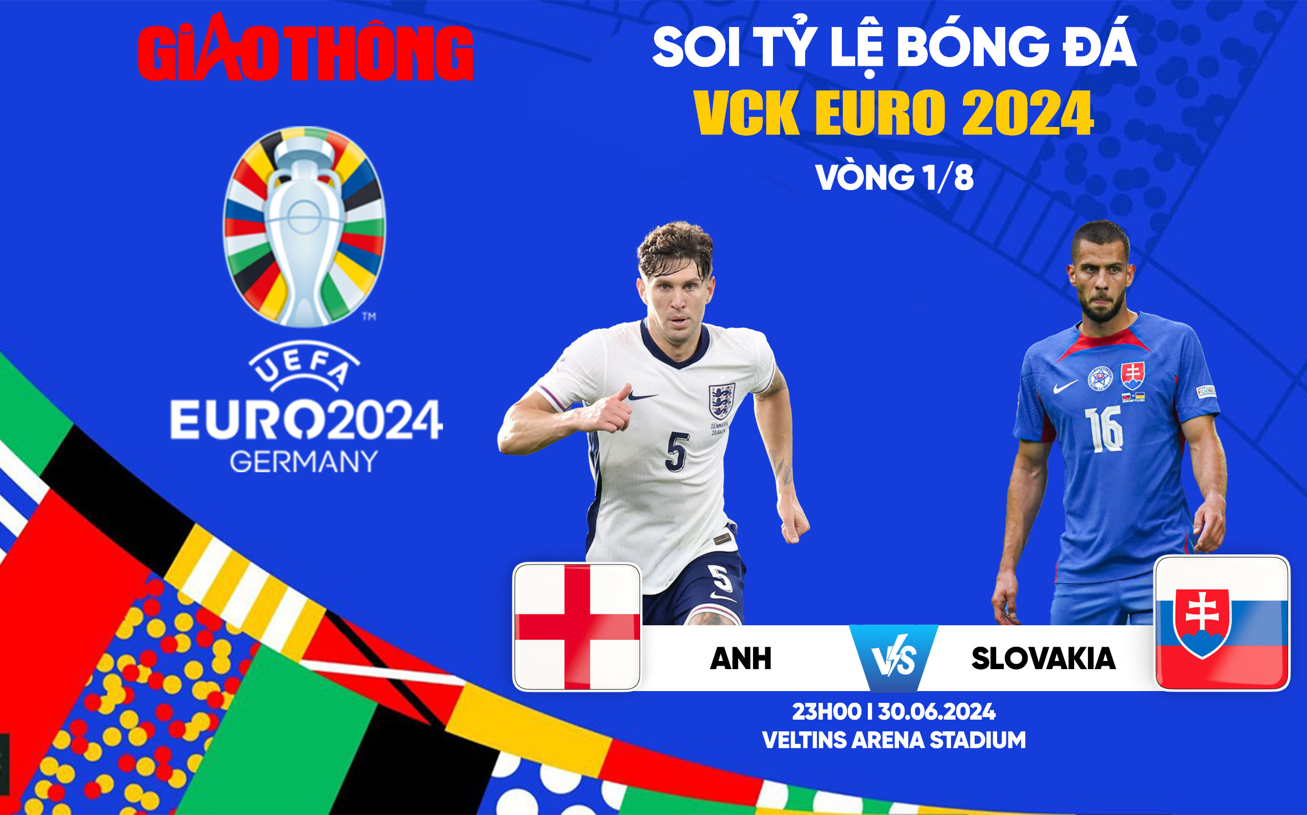 Soi tỷ lệ Anh vs Slovakia (23h ng&agrave;y 30/6), v&ograve;ng 1/8 EURO 2024- Ảnh 1.