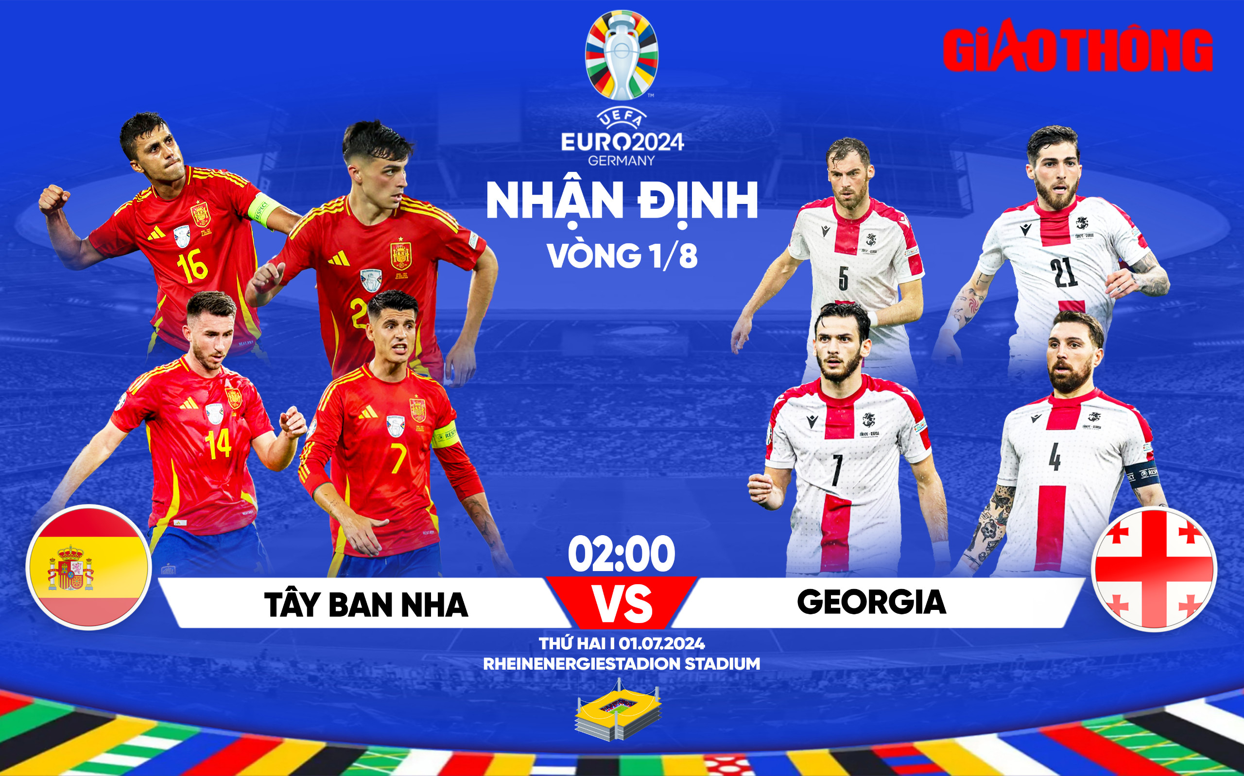 Nhận định, dự đo&aacute;n kết quả T&acirc;y Ban Nha vs Georgia (2h ng&agrave;y 1/7), v&ograve;ng 1/8 EURO 2024- Ảnh 1.