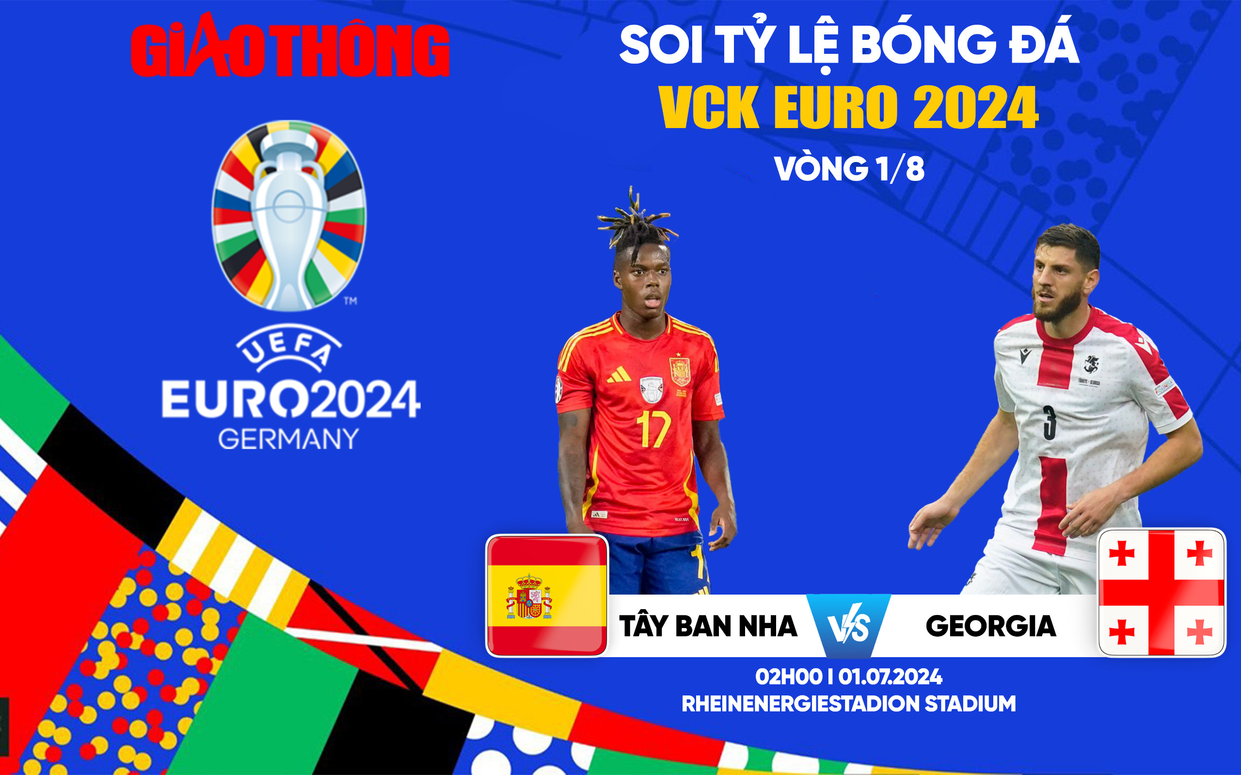 Soi tỷ lệ T&acirc;y Ban Nha vs Georgia (2h ng&agrave;y 1/7), v&ograve;ng 1/8 EURO 2024- Ảnh 1.