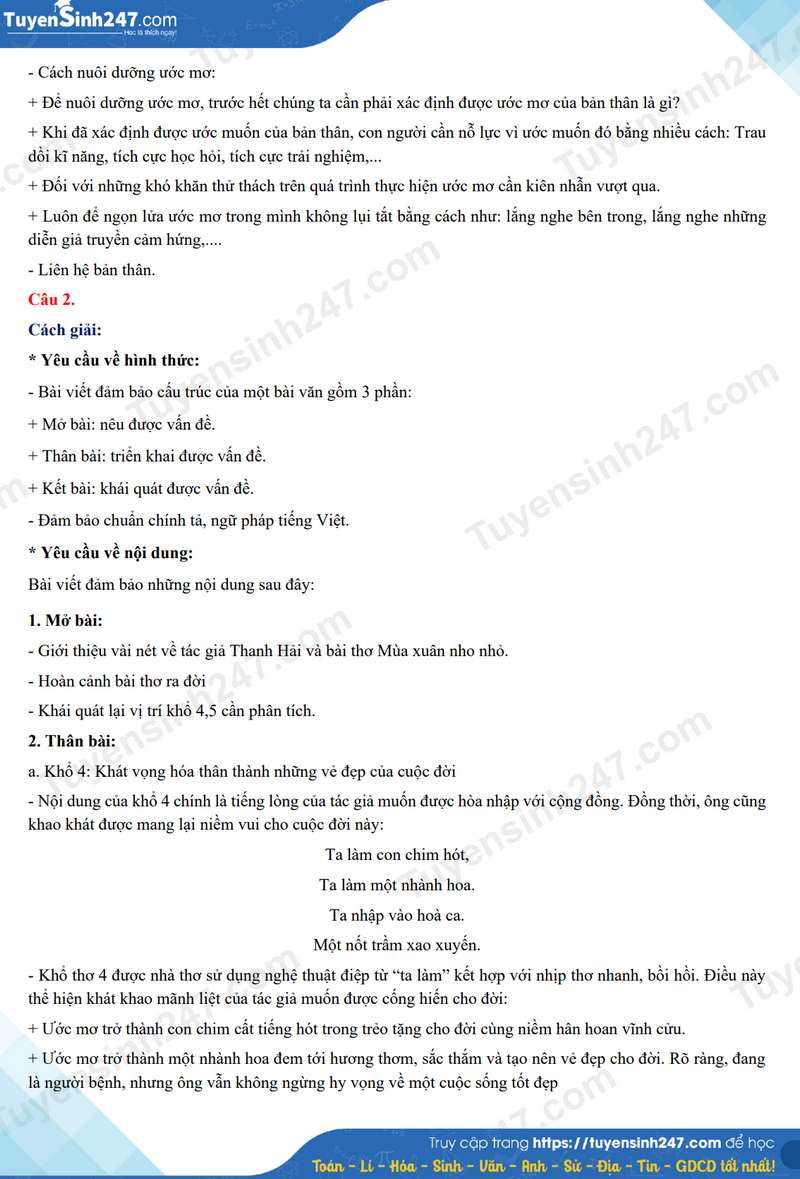 Đáp án đề thi tuyển sinh lớp 10 môn Ngữ văn tỉnh Bình Thuận năm 2024- Ảnh 3. Đáp án đề thi tuyển sinh lớp 10 môn Ngữ văn tỉnh Bình Thuận năm 2024- Ảnh 3.