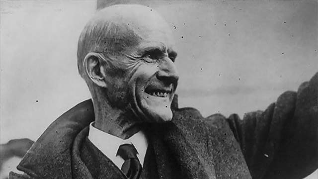 &Ocirc;ng Eugene Debs, ch&iacute;nh trị gia đảng X&atilde; hội đ&atilde; gi&agrave;nh được gần 1 triệu phiếu bầu trong cuộc bầu cử Tổng thống năm 1920 ngay khi &ocirc;ng bị kết &aacute;n t&ugrave; 10 năm v&agrave; bị tước quyền c&ocirc;ng d&acirc;n vĩnh viễn. (Ảnh: PBS)