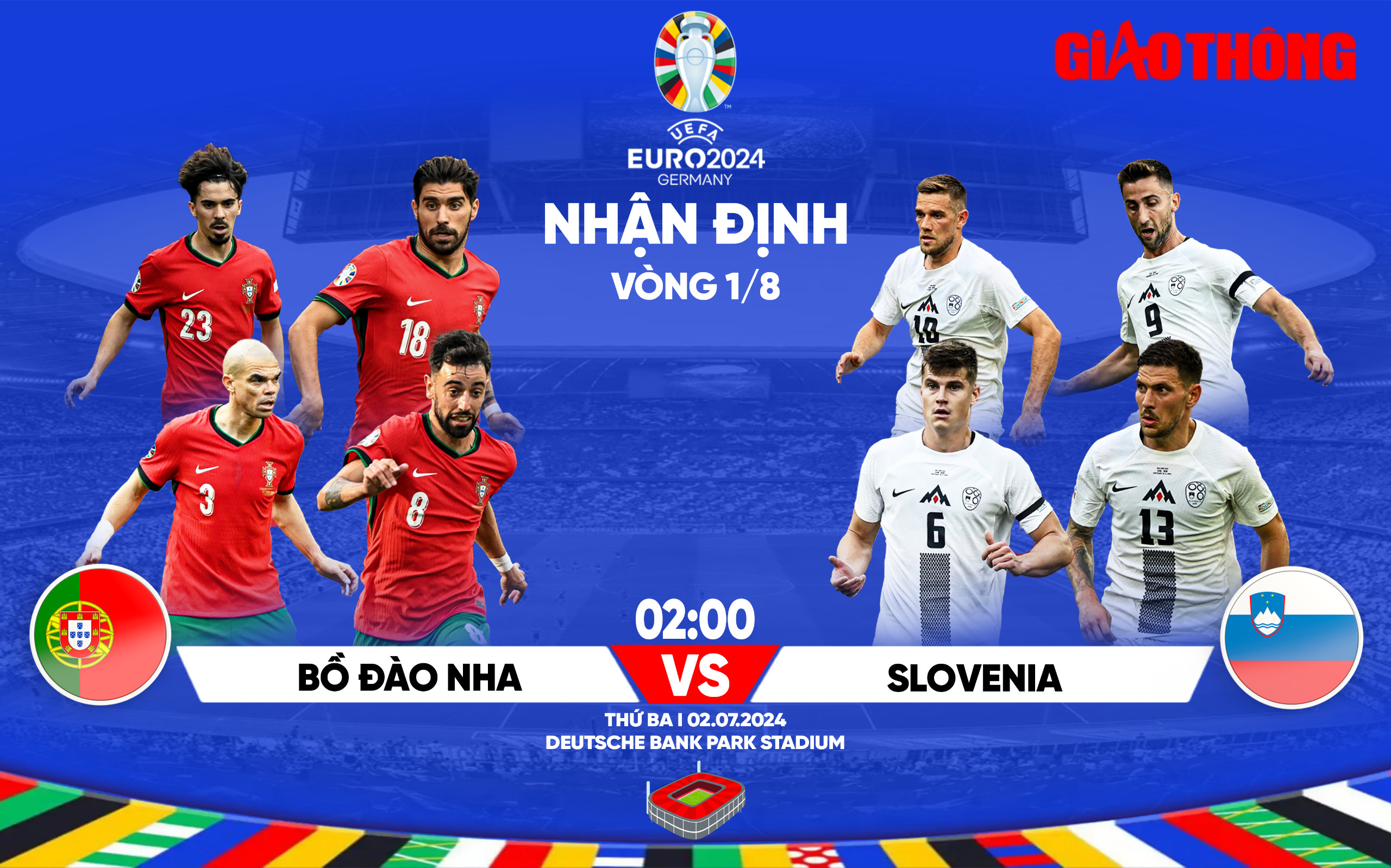 Nhận định, dự đo&aacute;n kết quả Bồ Đ&agrave;o Nha vs Slovenia (2h ng&agrave;y 2/7), v&ograve;ng 1/8 EURO 2024- Ảnh 1.