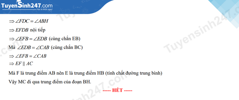 Đ&aacute;p &aacute;n đề thi tuyển sinh lớp 10 m&ocirc;n To&aacute;n L&agrave;o Cai năm 2024- Ảnh 10.