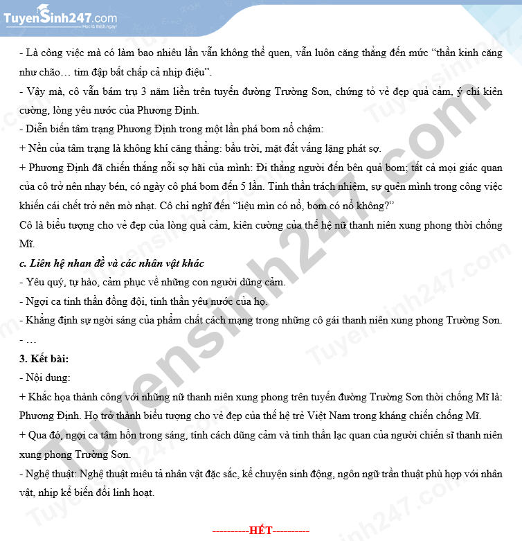 Đ&aacute;p &aacute;n đề thi tuyển sinh lớp 10 m&ocirc;n Ngữ văn Hưng Y&ecirc;n năm 2024- Ảnh 6.