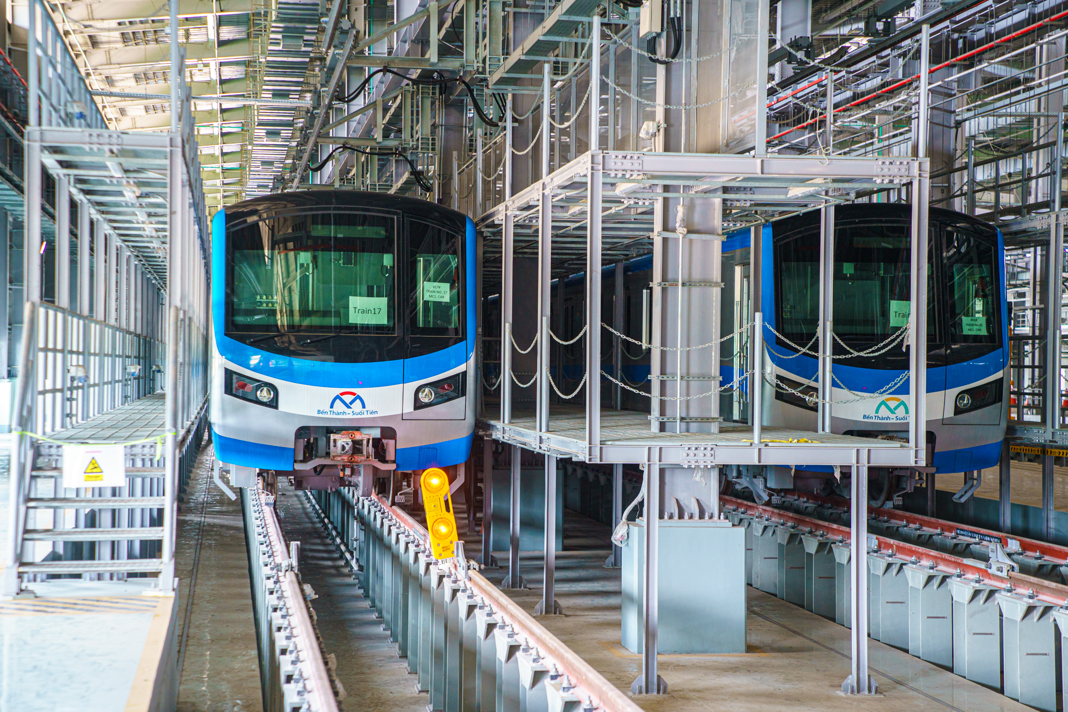 Cận cảnh depot tuyến metro số 1 đã thành hình- Ảnh 8. Cận cảnh depot tuyến metro số 1 đã thành hình- Ảnh 8.