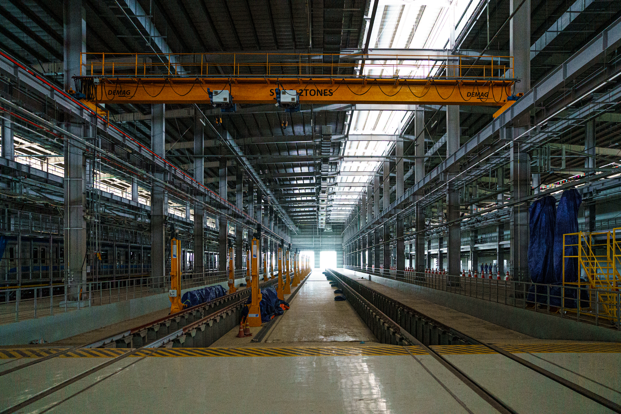 Cận cảnh depot tuyến metro số 1 đã thành hình- Ảnh 7. Cận cảnh depot tuyến metro số 1 đã thành hình- Ảnh 7.