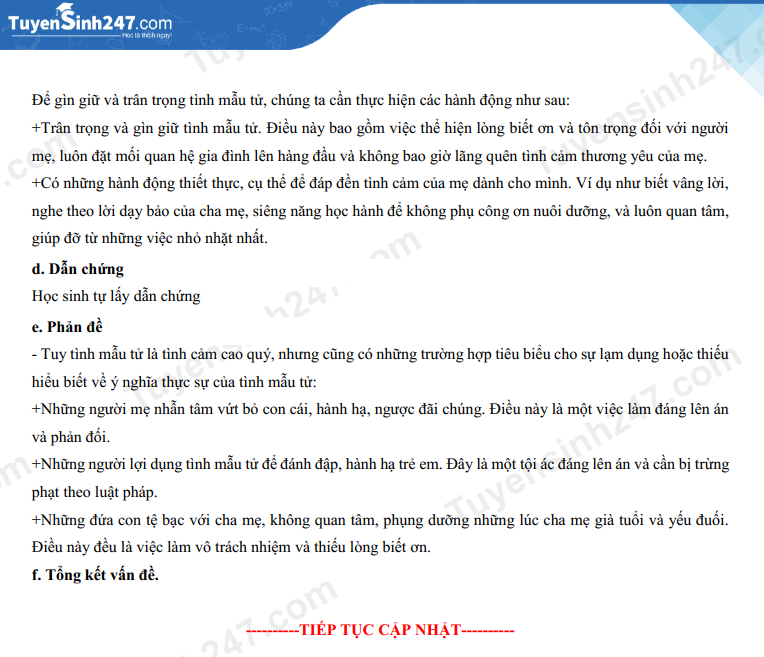 Đ&aacute;p &aacute;n đề thi tuyển sinh lớp 10 m&ocirc;n Ngữ văn Bến Tre năm 2024- Ảnh 4.
