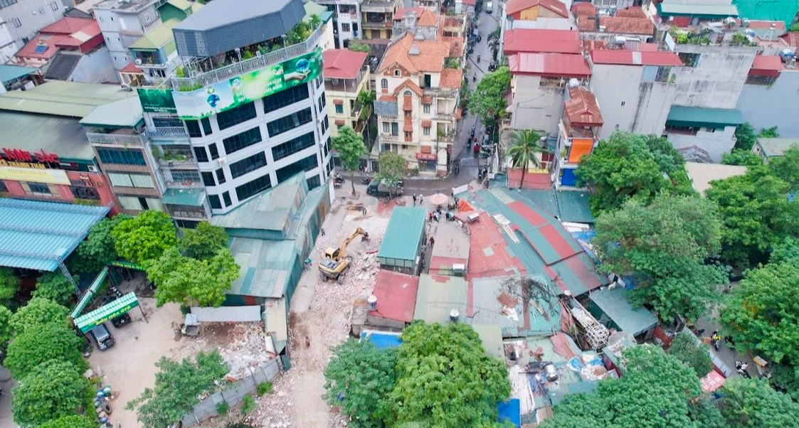 H&agrave; Nội khởi động lại dự &aacute;n mở rộng đường hơn 300 tỷ sau nhiều năm b&ecirc; trễ- Ảnh 1.