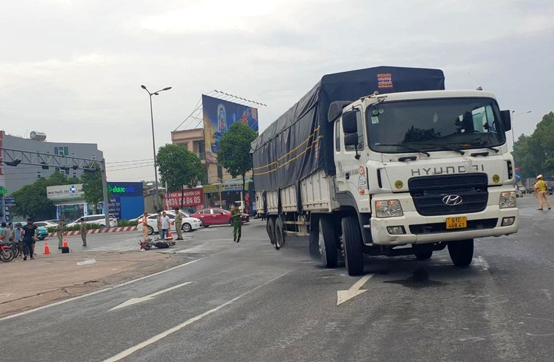 Hiện trường vụ tai nạn - Ảnh: Hương Chi. Hiện trường vụ tai nạn - Ảnh: Hương Chi.