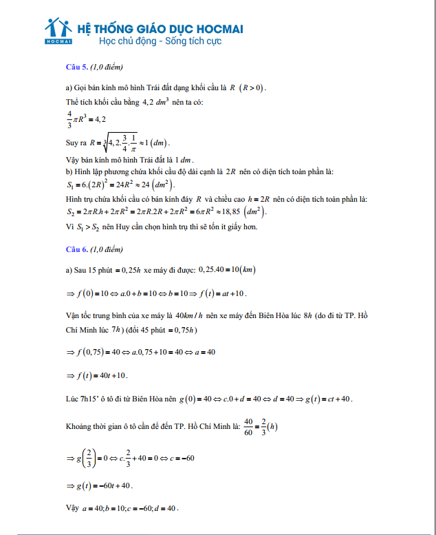 Đ&aacute;p &aacute;n đề thi tuyển sinh v&agrave;o lớp 10 m&ocirc;n To&aacute;n TP.HCM năm 2024- Ảnh 4.