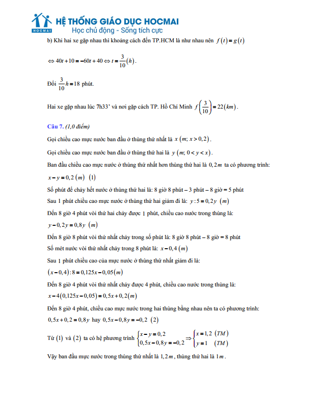 Đ&aacute;p &aacute;n đề thi tuyển sinh v&agrave;o lớp 10 m&ocirc;n To&aacute;n TP.HCM năm 2024- Ảnh 5.
