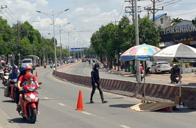 Hiện trường vụ tai nạn - Ảnh: Hương Chi.