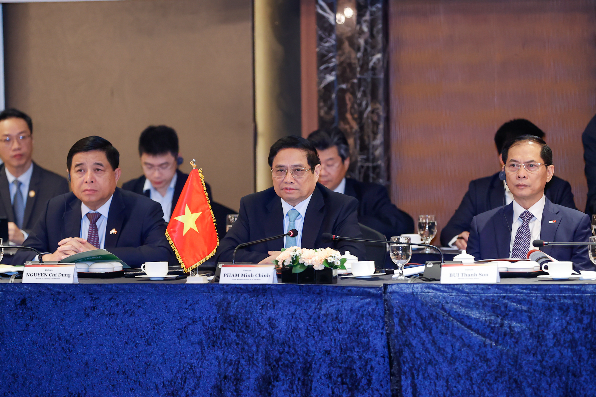 Gặp 20 tập đo&agrave;n lớn tại H&agrave;n Quốc, Thủ tướng gợi mở hướng hợp t&aacute;c h&agrave;ng kh&ocirc;ng, đ&oacute;ng t&agrave;u- Ảnh 2.