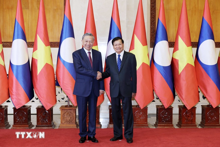 Chủ tịch nước Việt Nam - Lào hội đàm, hé lộ món quà đặc biệt Việt Nam tặng Lào- Ảnh 1. Chủ tịch nước Việt Nam - Lào hội đàm, hé lộ món quà đặc biệt Việt Nam tặng Lào- Ảnh 1.