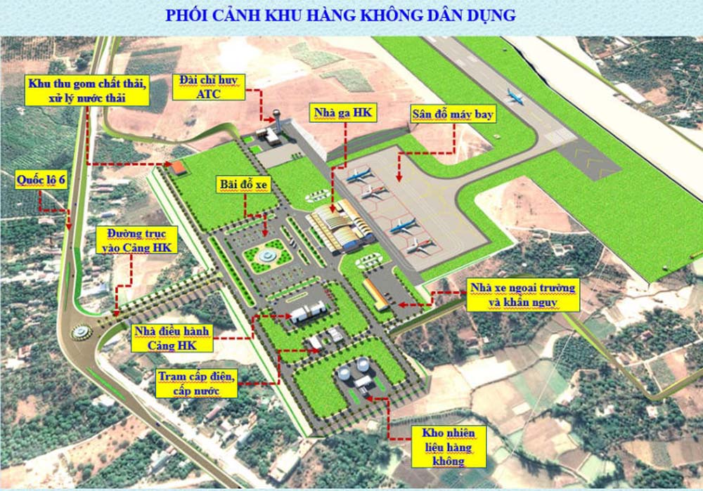 Lập quy hoạch s&acirc;n bay N&agrave; Sản- Ảnh 1.