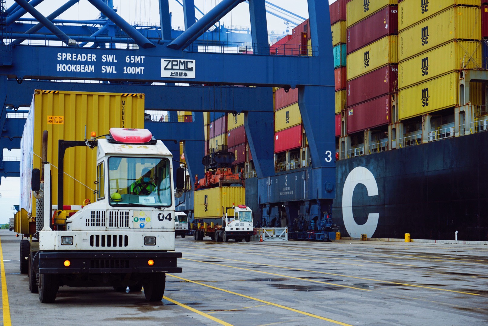 Cảng Việt Nam đ&oacute;n t&agrave;u container sức chở 8.000 Teus đi ch&acirc;u &Acirc;u- Ảnh 4.