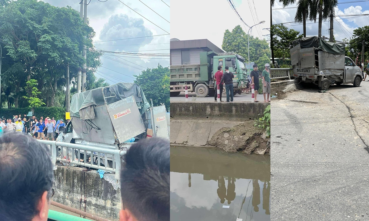 Hiện trường vụ tai nạn khiến 4 người tử vong ở Hà Nội- Ảnh 2. Hiện trường vụ tai nạn khiến 4 người tử vong ở Hà Nội- Ảnh 2.